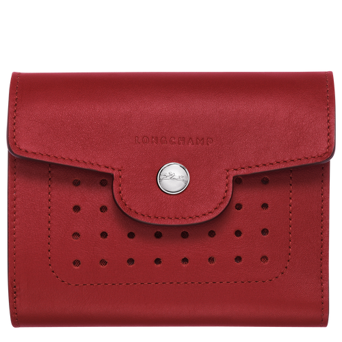 Kompakt-Brieftasche, Granatrot - View 1 of 2 Kompakt-Brieftasche, Granatrot, hi-res - View 1 of 2