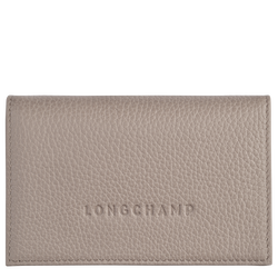 Le Foulonné Card holder , Turtledove - Leather