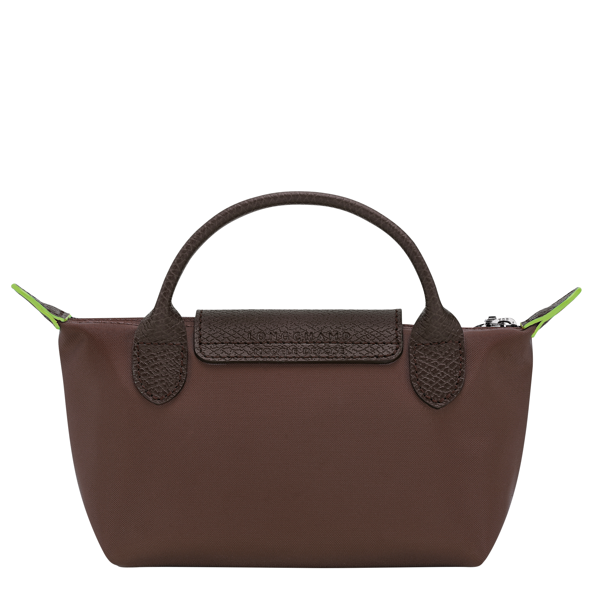 Pouch with handle, Mocha - View 4 of
        6 - zoom in Le Pliage Green Pouch with handle, Mocha
