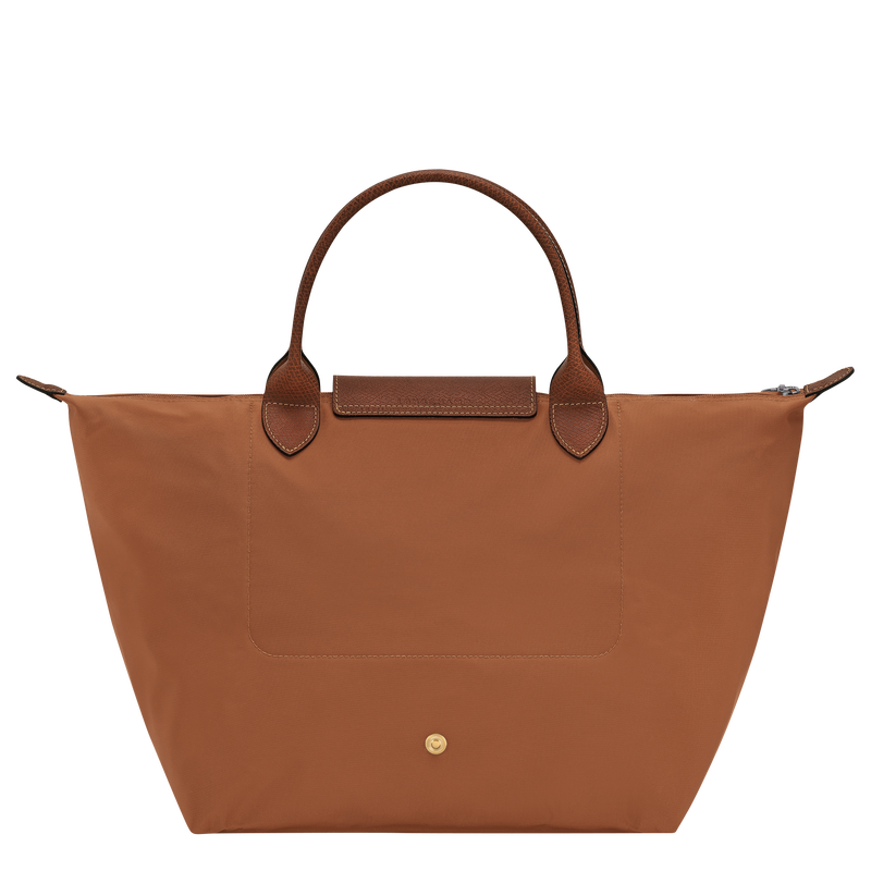 Handtasche M Le Pliage Original , Recyceltes Canvas - Cognac  - Ansicht 3 von 5