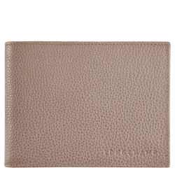 Le Foulonné Wallet , Turtledove - Leather
