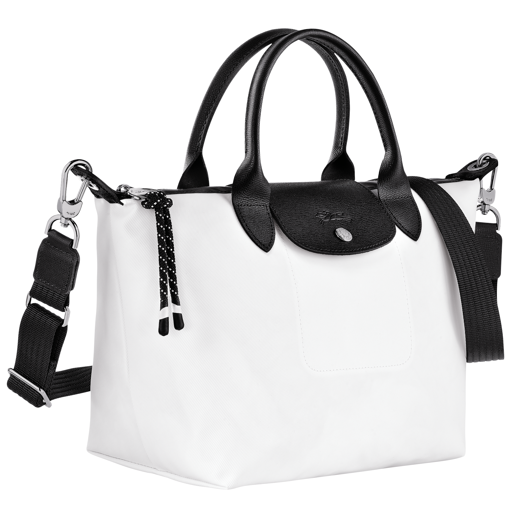 Le Pliage Energy Borsa con manico S,  Bianco