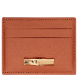 Le Roseau Card holder , Bark - Leather