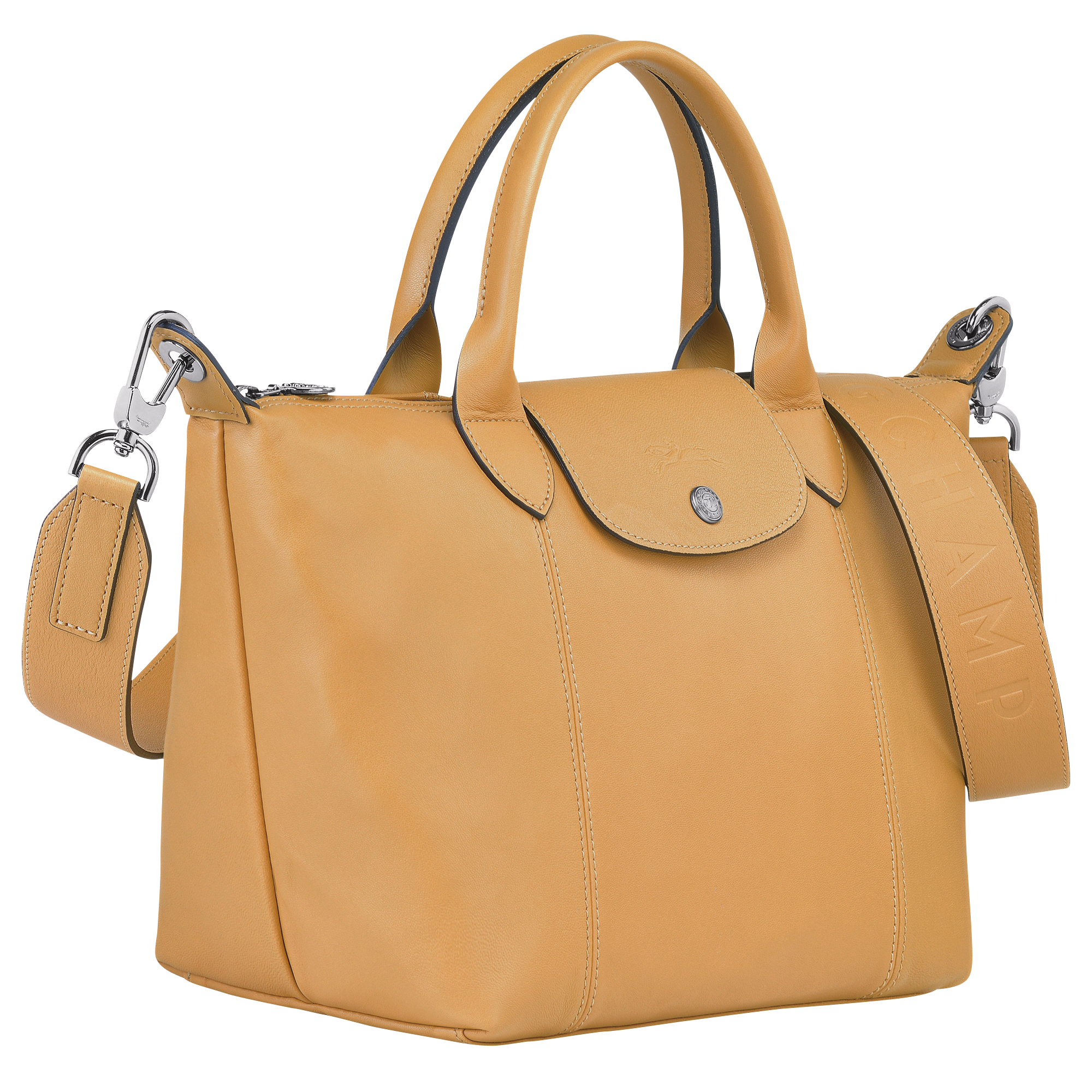 longchamp le pliage leather