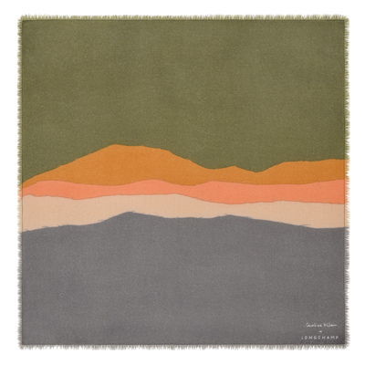 Caroline H&eacute;lain x Longchamp Stole , Mineral - Silk
