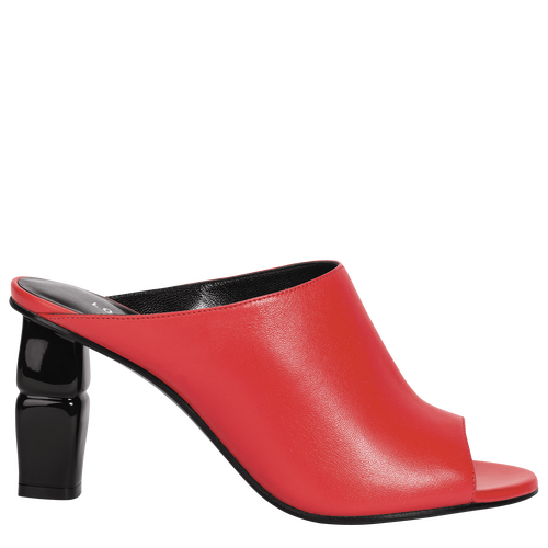 Mules à talon, Coquelicot/Rubis - Vue 1 de 2 Mules à talon, Coquelicot/Rubis, hi-res - Vue 1 de 2