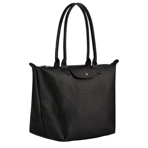 Le Pliage City L Tote bag , Black - Canvas - View 3 of 4