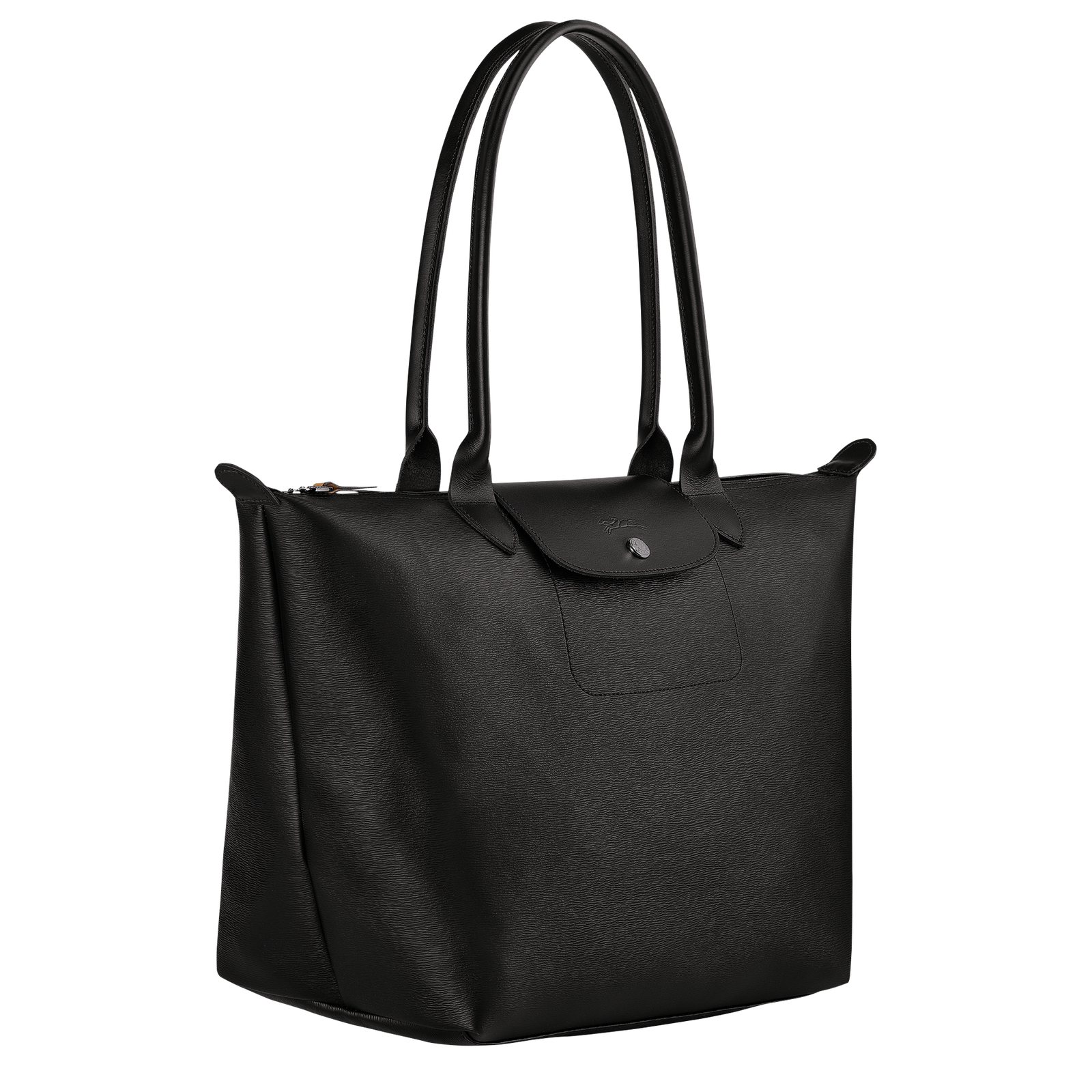 Longchamp le pliage leather top tote