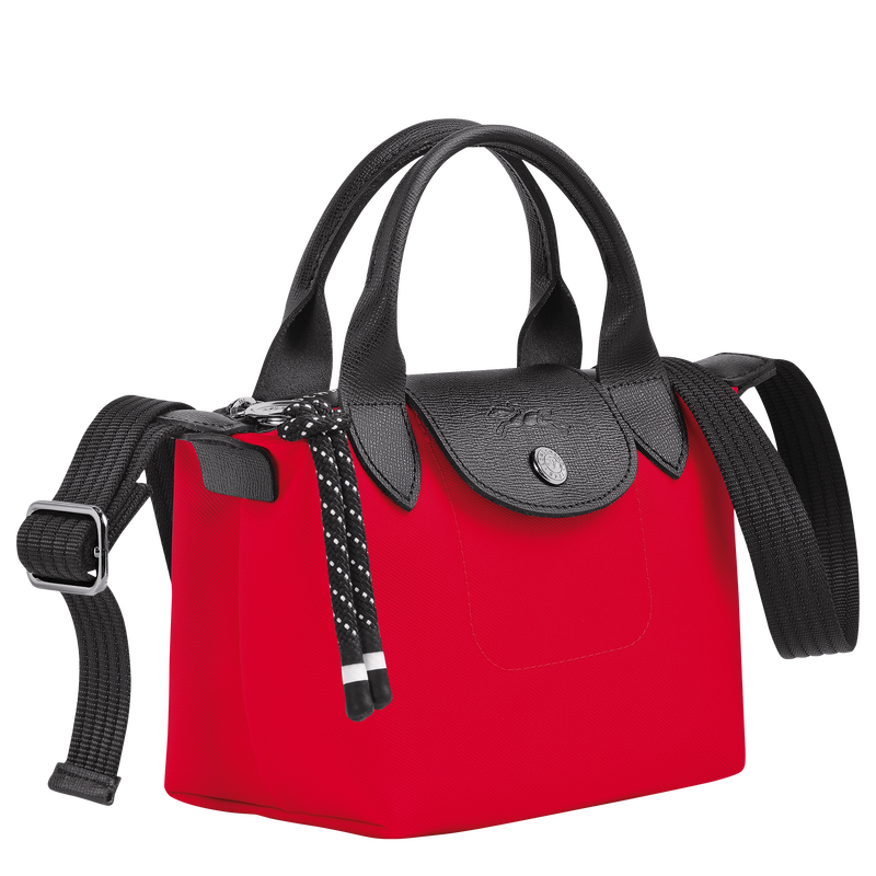 Le Pliage Energy XS Handbag , Poppy - Recycled canvas  - View 3 of  5