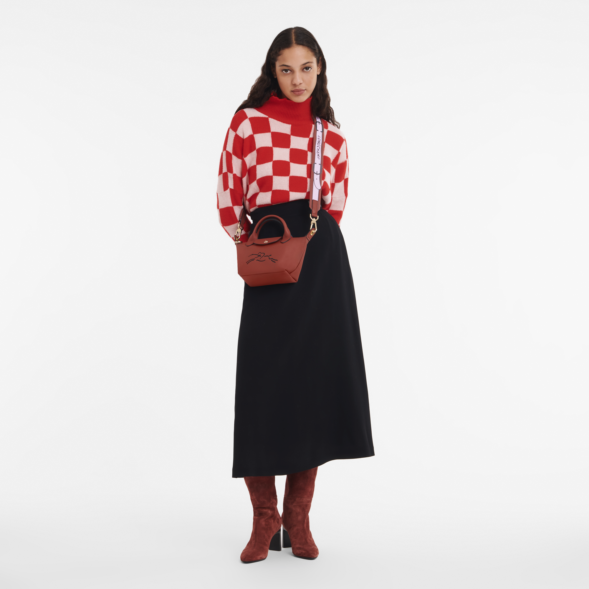 Le Pliage Xtra Sac à main XS, Acajou
