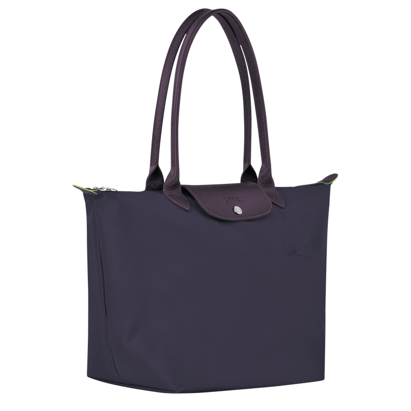 Shopper L Le Pliage Green , Recyceltes Canvas - Heidelbeere  - Ansicht 3 von 5