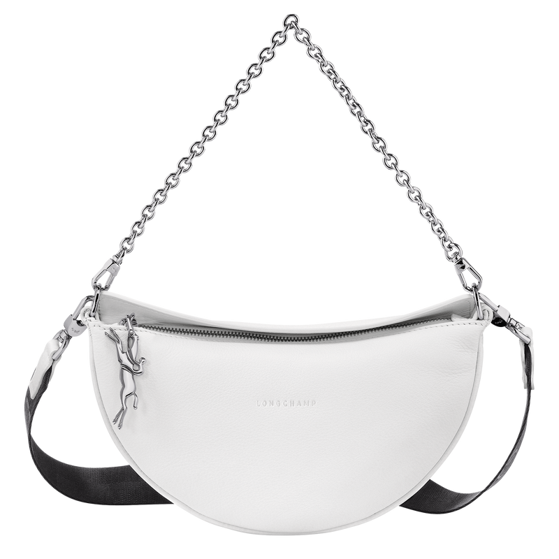 Smile S Crossbody bag , White - Leather  - View 1 of  2
