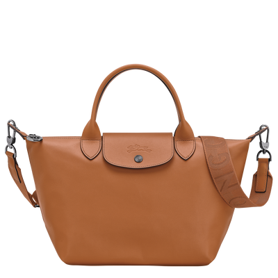 Le Pliage Xtra S Handbag , Cashew - Leather