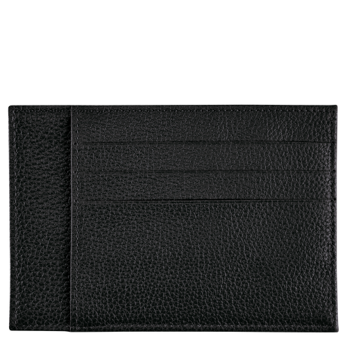 Black Leather Card Holder