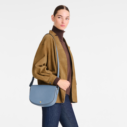 &Eacute;pure M Crossbody bag , Slate - Leather