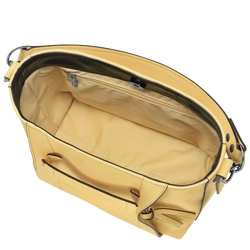 Longchamp 3D 斜背袋 S, 小麥白