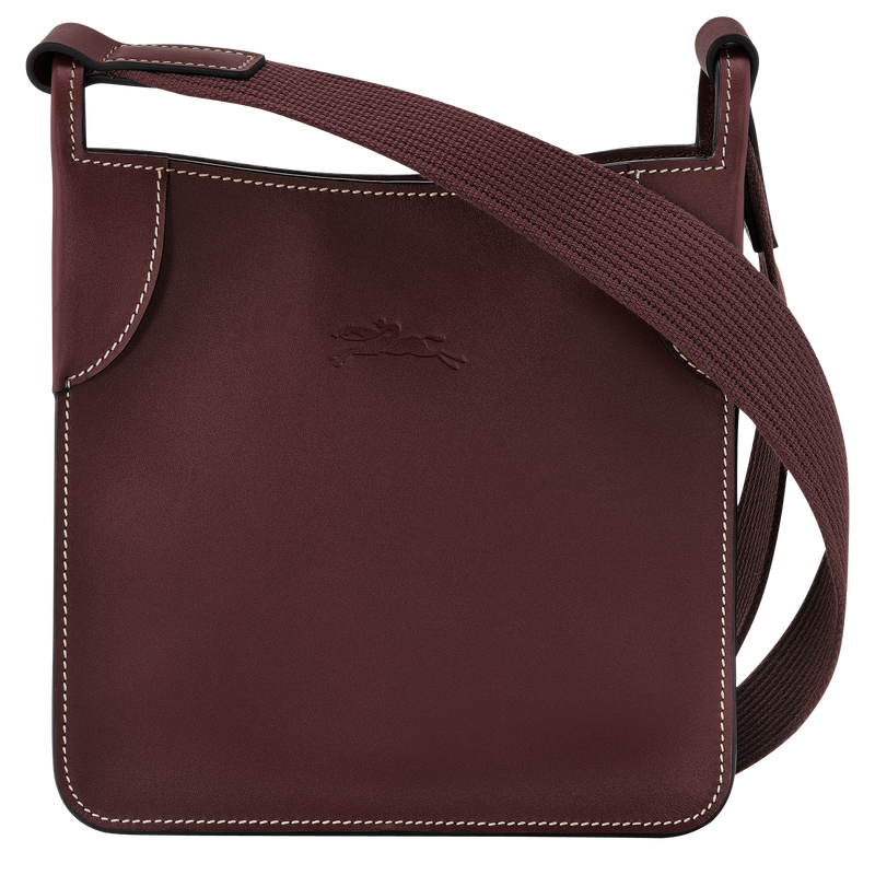 Le Foulonné S Crossbody bag , Plum - Leather  - View 1 of  4
