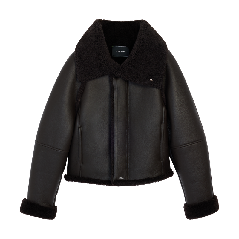 Jacket , Ebony - Leather  - View 1 of 1