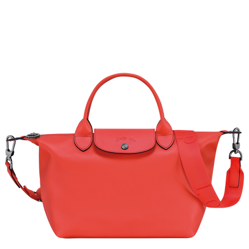 Le Pliage Xtra S Handbag , Orange - Leather - View 1 of  2