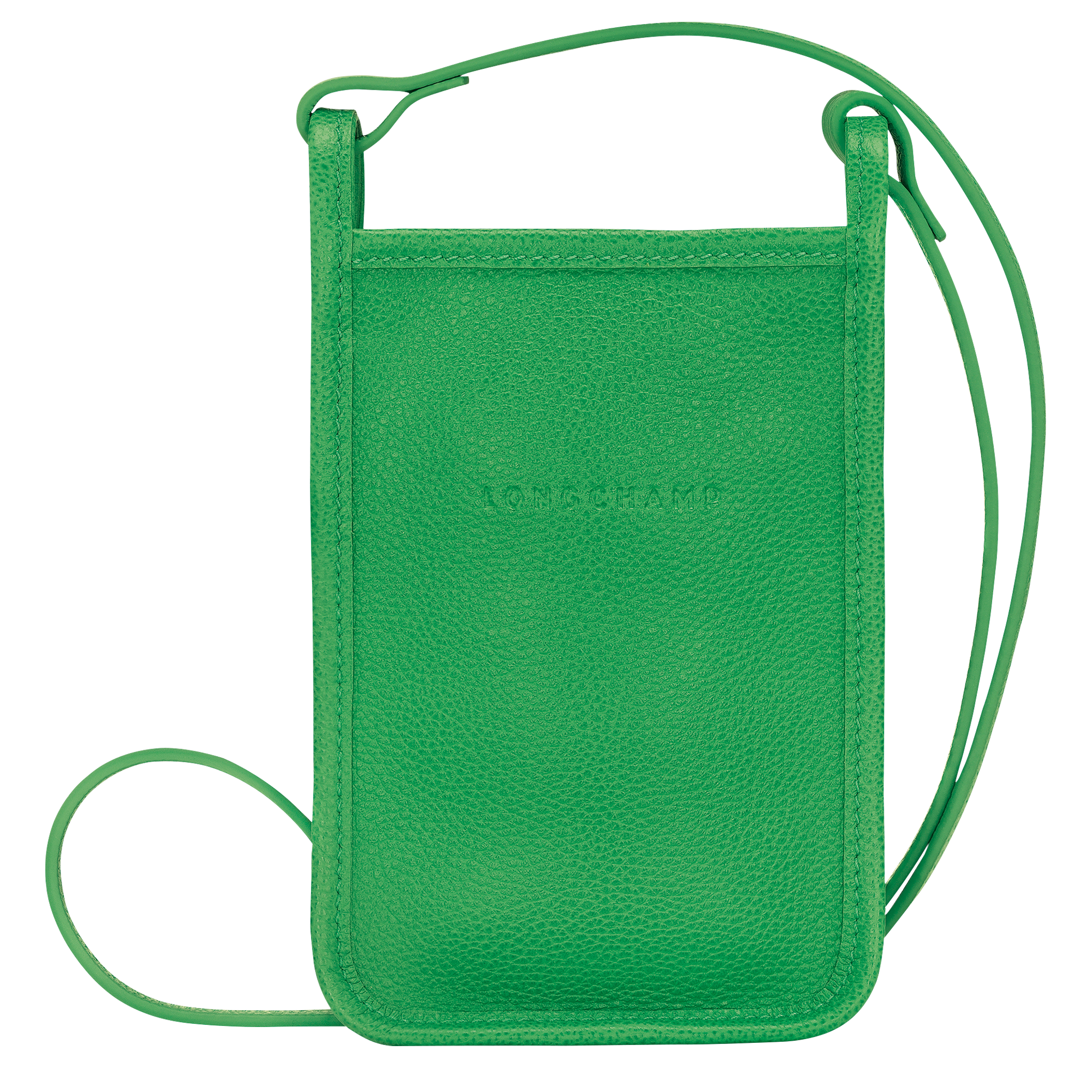 Le Foulonné Mobiltelefon-Etui mit Lederbändchen, Rasen