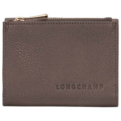 Le Foulonné Compact wallet, Taupe