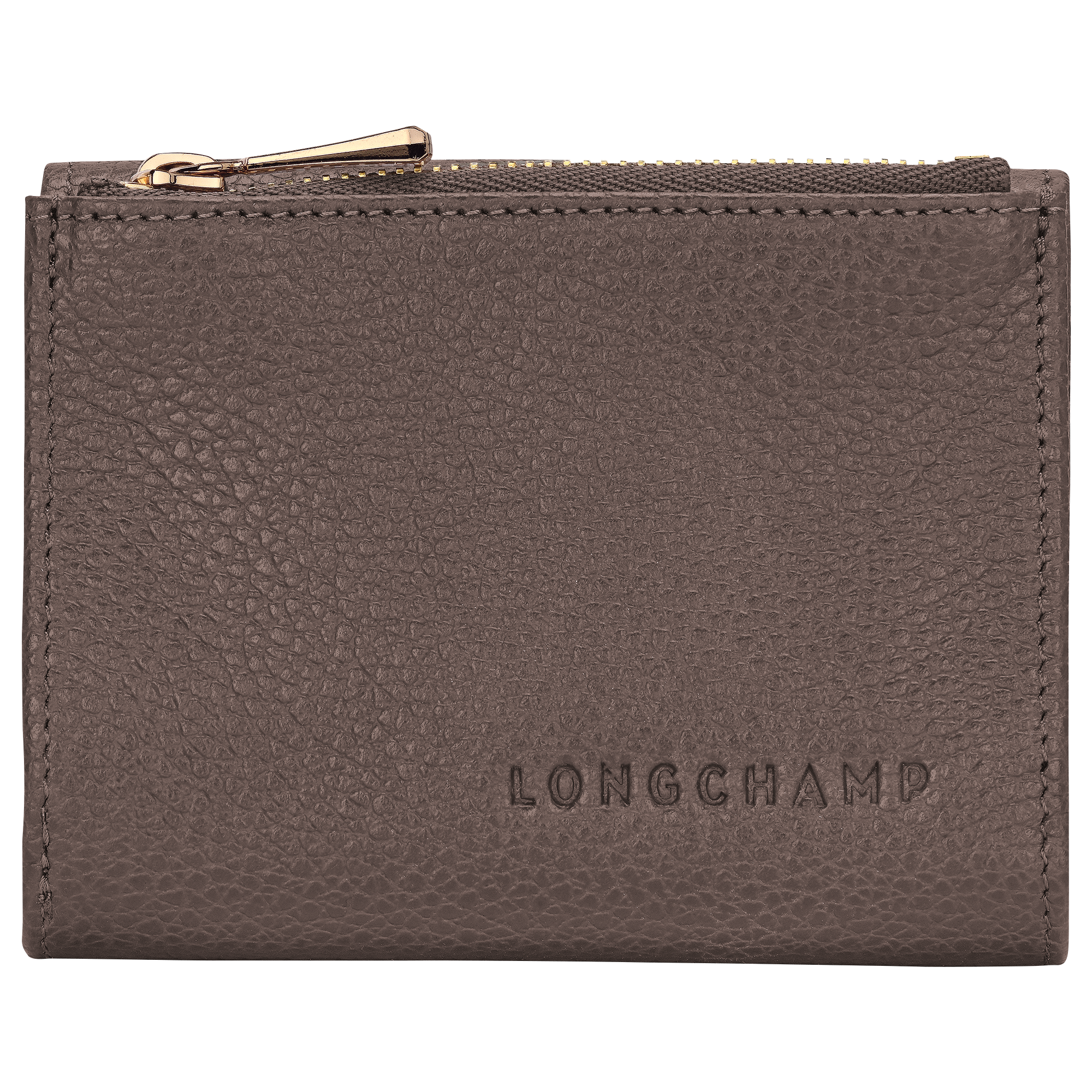 Compact wallet, Taupe - View 1 of
3 - zoom in Le Foulonné Compact wallet, Taupe
