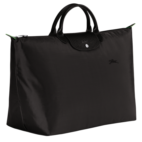 Sac de voyage S Le Pliage Green , Toile recyclée - Noir - Vue 3 de 7