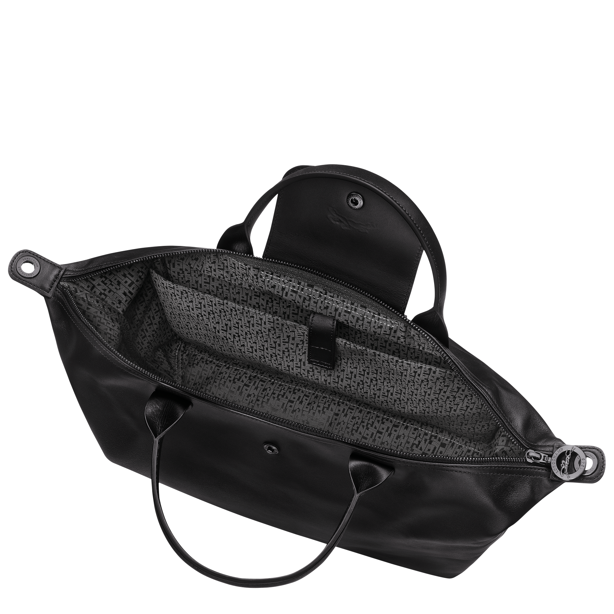 Handbag Longchamp Black in Polyester - 31899852