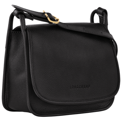 Le Foulonné Crossbody bag M, Black