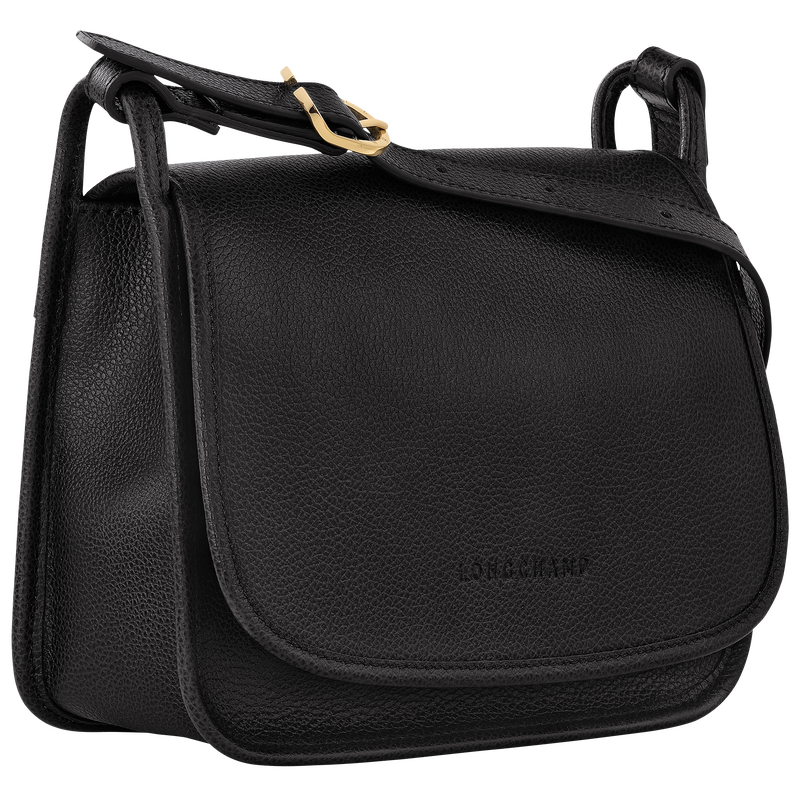 Le Foulonné M Crossbody bag , Black - Leather  - View 3 of  5