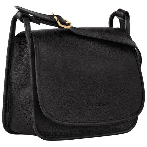 Le Foulonné M Crossbody bag , Black - Leather - View 3 of  5