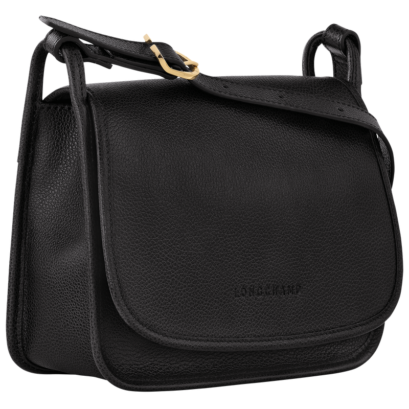 Le Foulonné M Crossbody bag , Black - Leather  - View 3 of  5