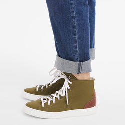 Spring/Summer 2023 Collection Sneakers , Khaki - Cotton