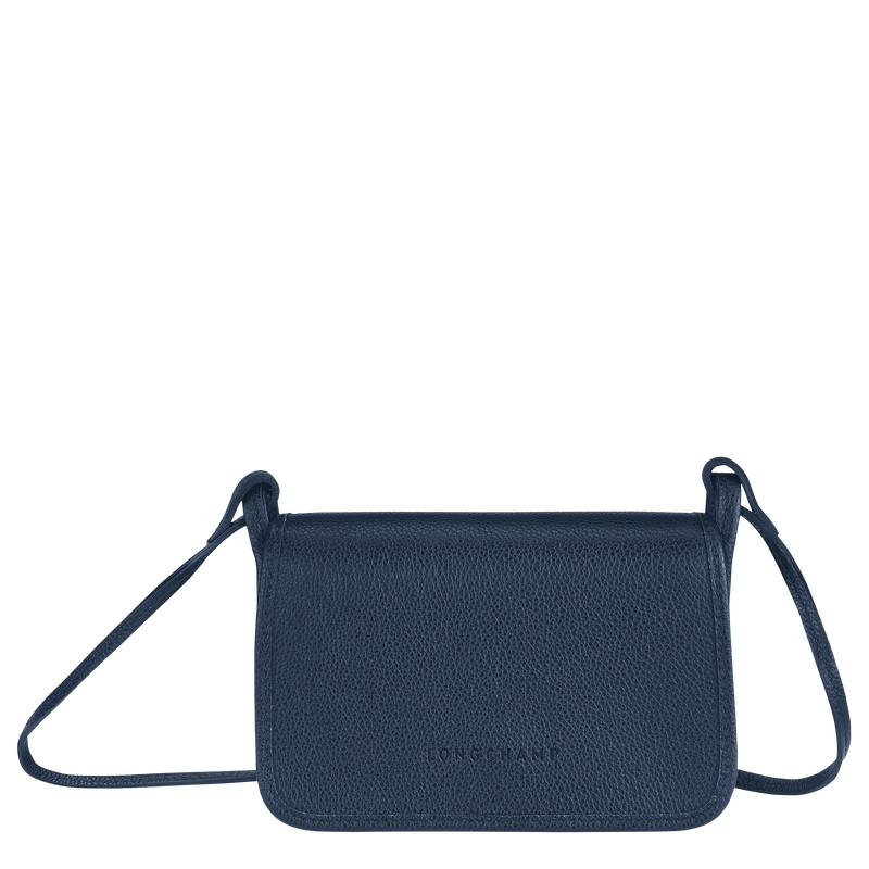 Le Foulonné XS Clutch , Navy - Leather  - View 1 of 4