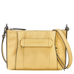 Umhängetasche S Longchamp 3D , Leder - Weizengelb