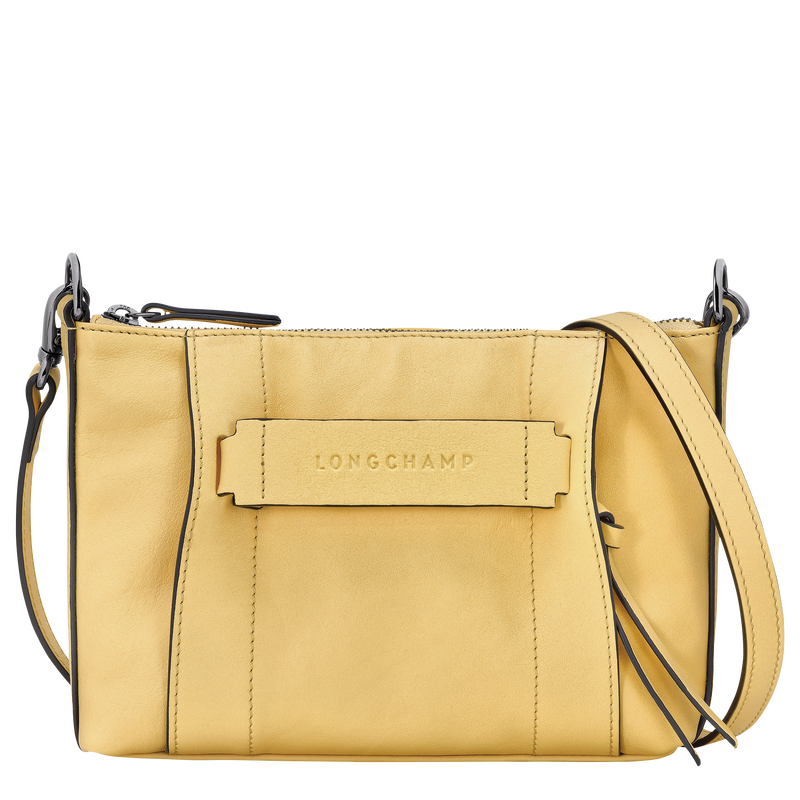 Sac bandoulière S Longchamp 3D , Cuir - Blé  - Vue 1 de 4