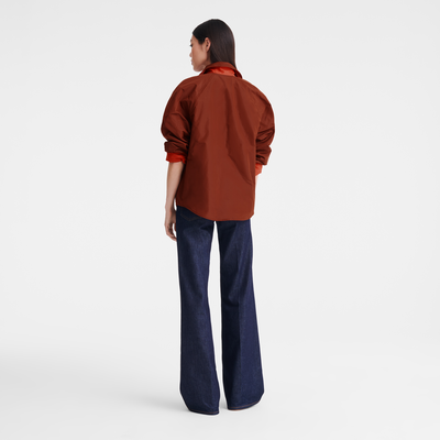 null Blouson ouatiné, Châtaigne/Tomate