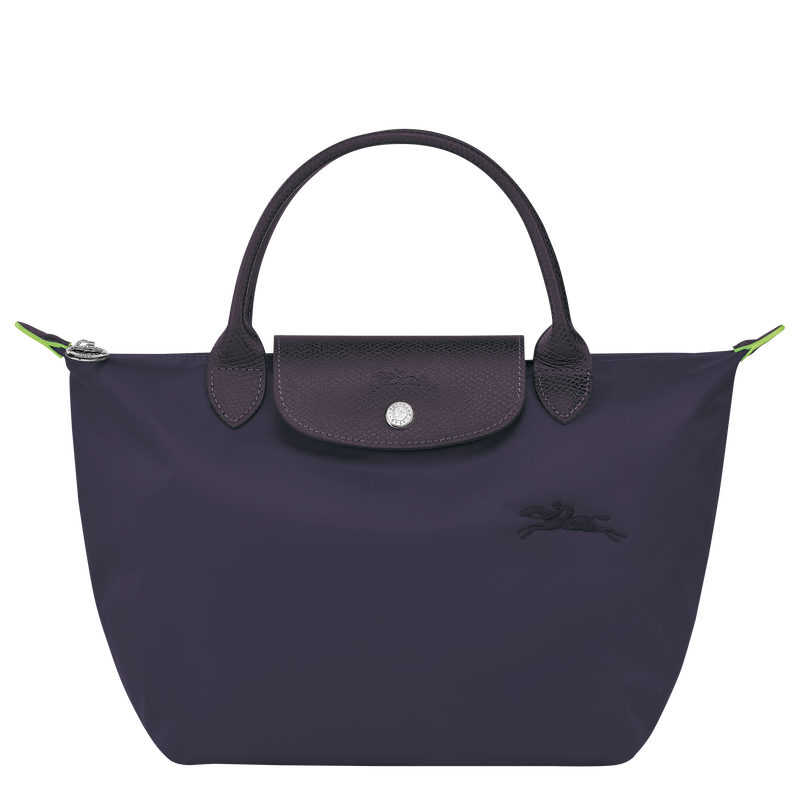 Le Pliage Green Tas met handgreep aan de bovenkant S , Bosbessenblauw - Gerecycled canvas  - Weergave 1 van  5