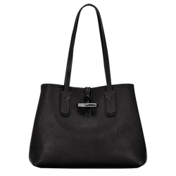 Le Roseau Essential M Tote bag , Black - Leather