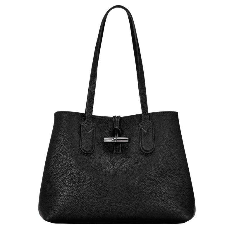 Roseau Essential M Tote bag , Black - Leather  - View 1 of 5