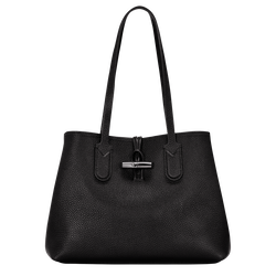 Roseau Essential M Tote bag , Black - Leather