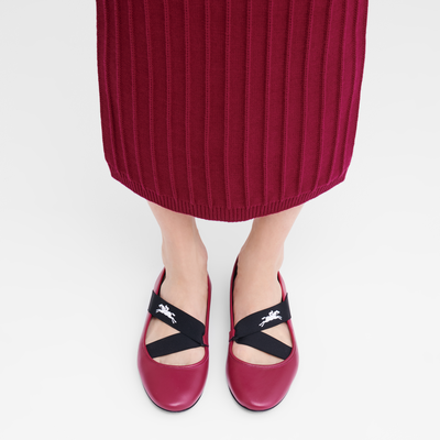 Energy Ballerinas , Beetroot - Leather