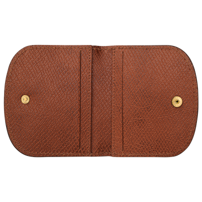 Épure Card holder, Brown
