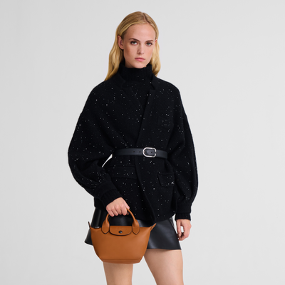 Le Pliage Xtra XS Handbag , Cashew - Leather