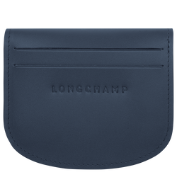 Épure Card holder , Navy - Leather