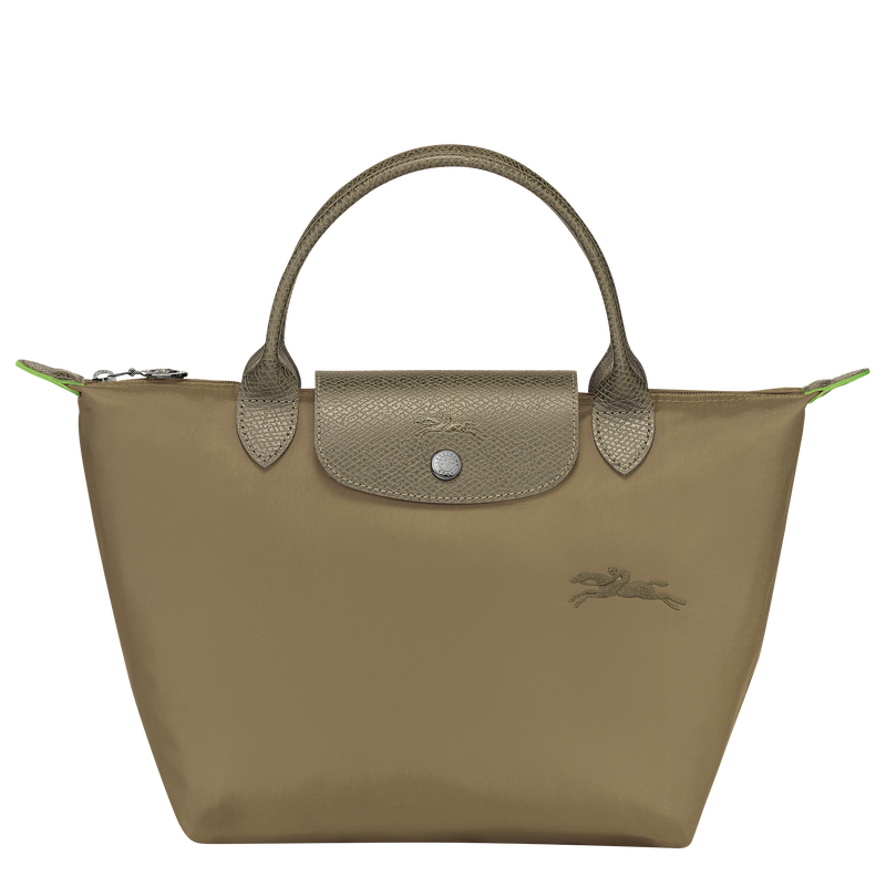 Borsa con manico S Le Pliage Green , Tela riciclata - Carciofo  - View 1 of  7