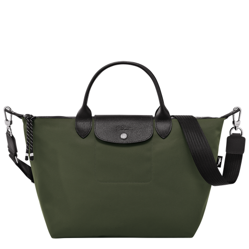 Le Pliage Energy L Handbag , Khaki - Recycled canvas - View 1 of  6