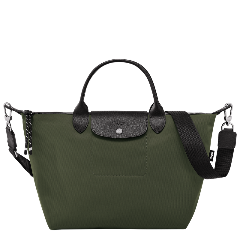 Le Pliage Energy L Handbag , Khaki - Recycled canvas  - View 1 of 6