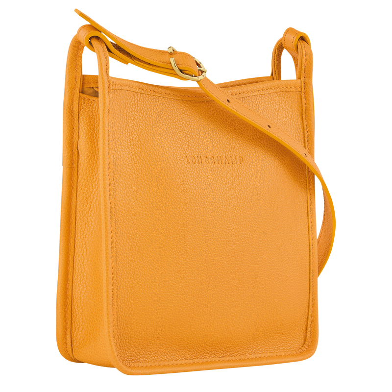 Le Foulonné S Crossbody bag , Apricot - Leather  - View 3 of  6