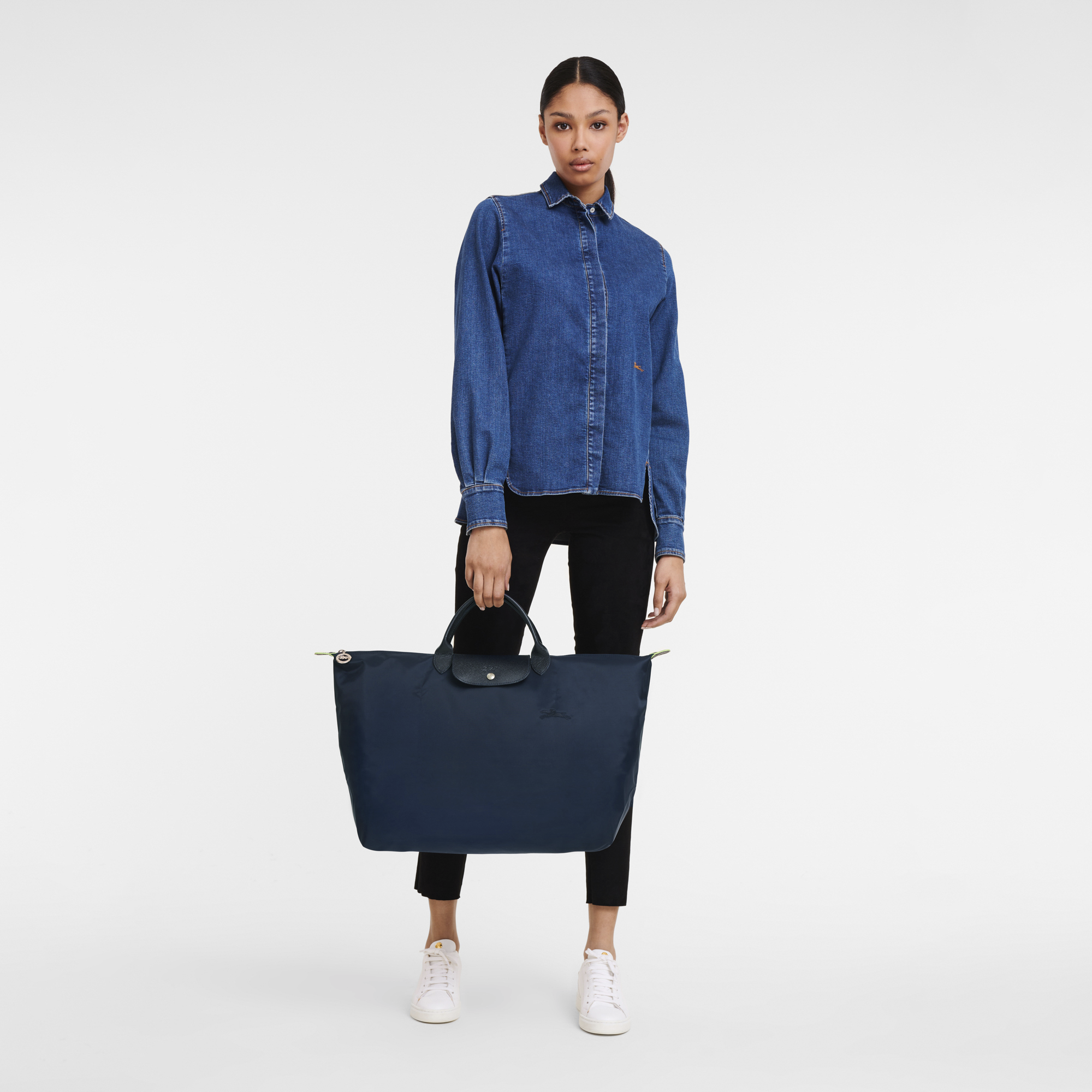 Longchamp Le Piliage Energy Travel Bag - Blue
